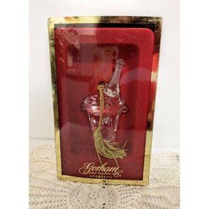 GORHAM Crystal Champagne Bottle  Bucket Ornament